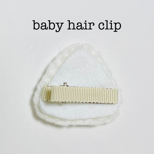 ⓝⓔⓦ【クマ＆パンダおにぎり】ベビーヘアクリップ　キッズヘアクリップ　ヘアゴム ⓝⓔⓦ【クマ＆パンダおにぎり】ベビーヘアクリップキッズヘアクリップ