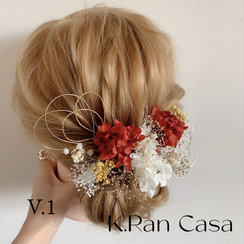 B品 イチゴとノースポールのポニーフック☆ハート ポニーフック  