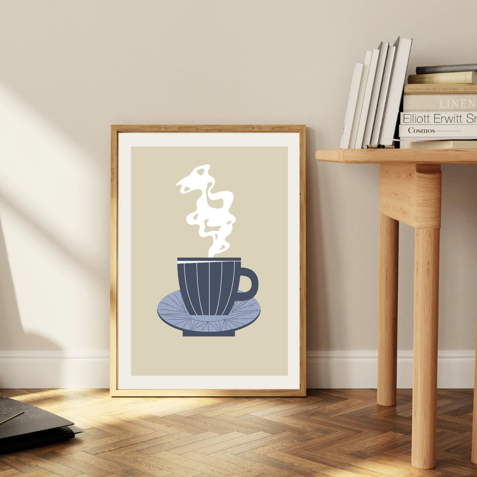 【超お買い得！】 アンティーク　ポスター　Tea Coffee 絵画