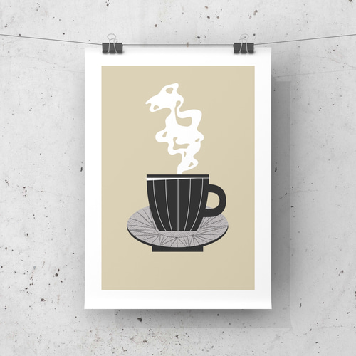 アンティーク　ポスター　Tea Coffee アンティーク ポスター Tea Coffee レトロなポスター,コーヒー