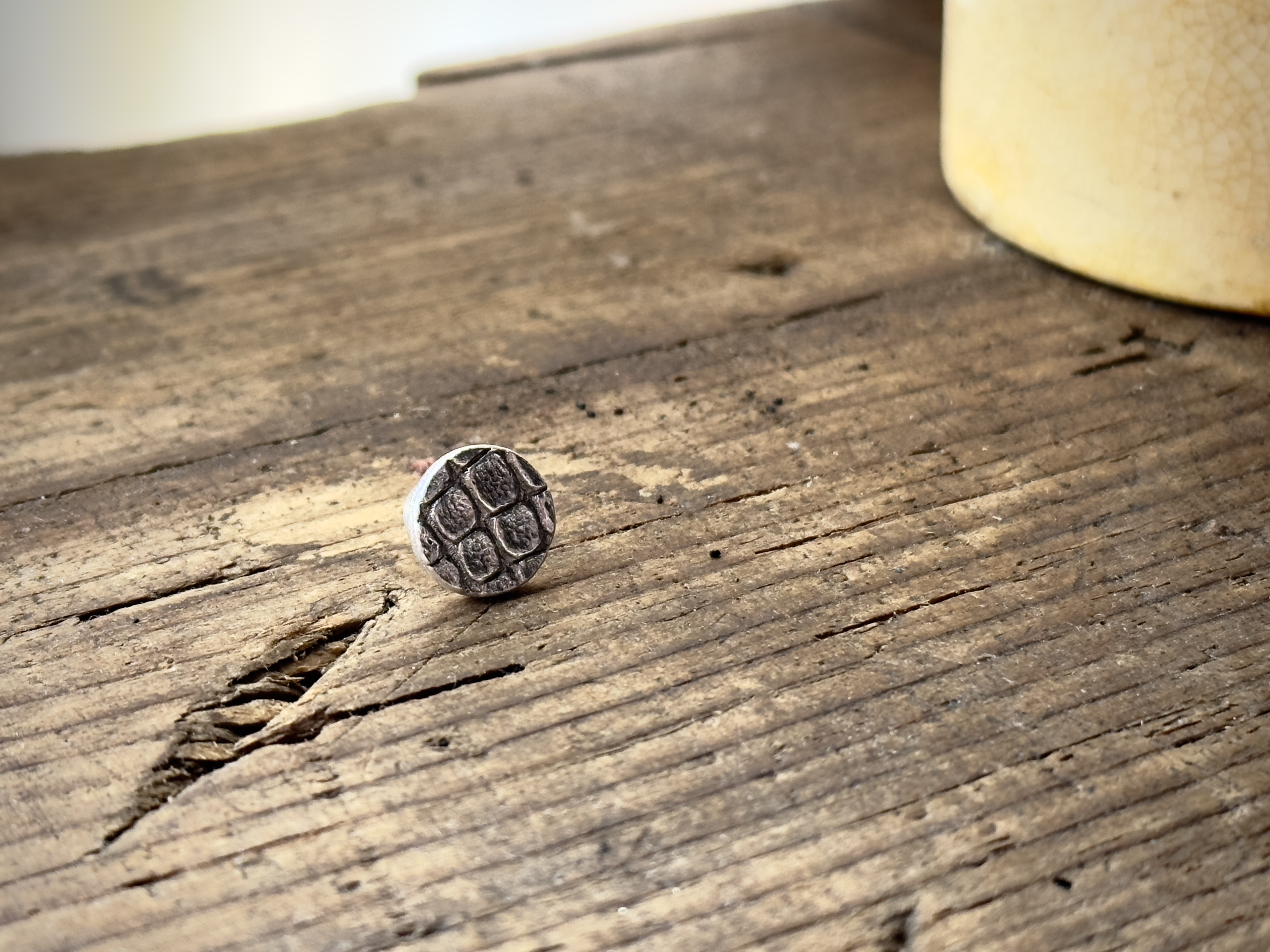 Leather Earring (Crocodile)