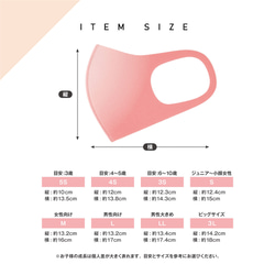 １枚入り　チークカラーグラデーションマスク　接触冷感・UVカット・吸水速乾・日本製・抗菌　送料無料■MA-42 3枚目の画像