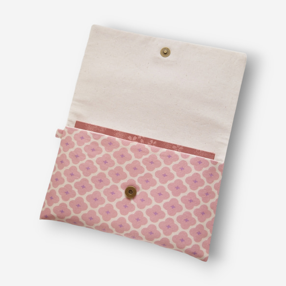 ＊レトロフラワー＊ 選んで作る御朱印帳ケース　御朱印帳袋　御朱印帳入れ　マルチケース　ポーチ　★セミオーダー 7枚目の画像