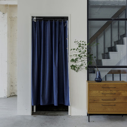 自然素材 綿 コットン 100％ カーテン リバーシブルジャガード「サザナ