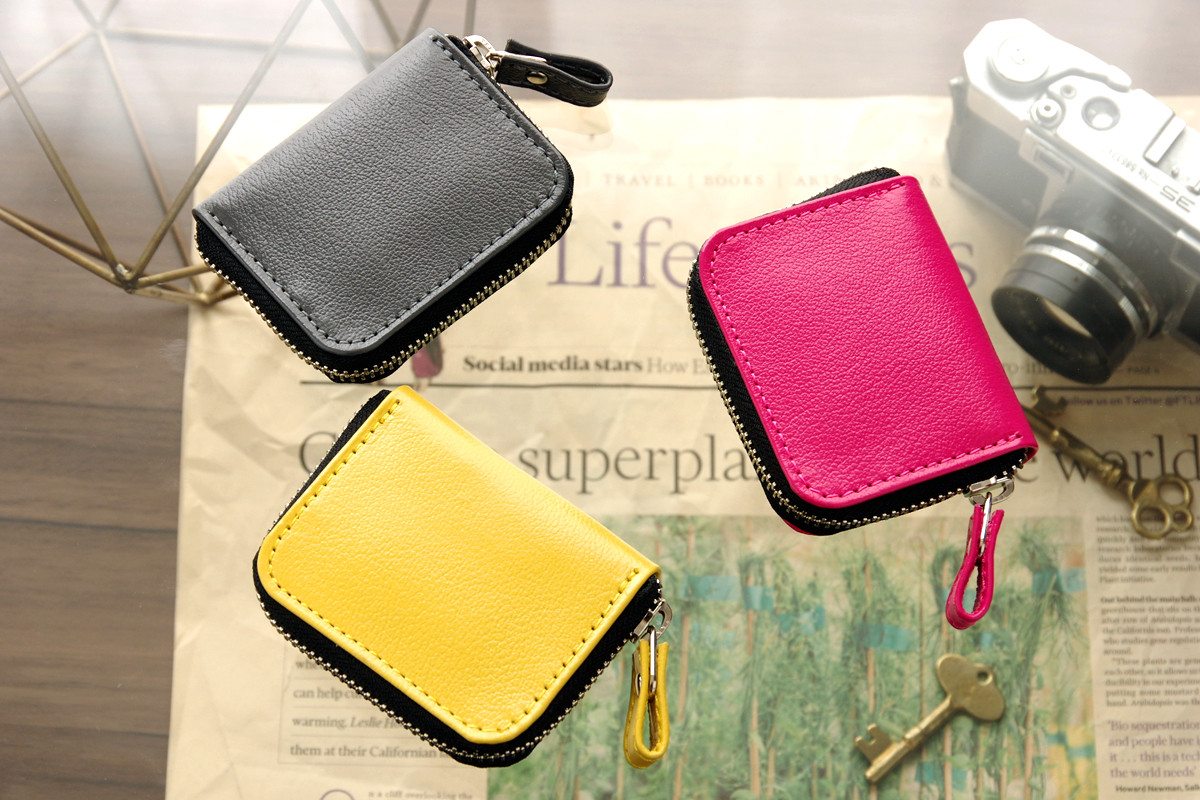 《CHLOE》◇ラウンドファスナー小銭入れ◇スリム《8colors》