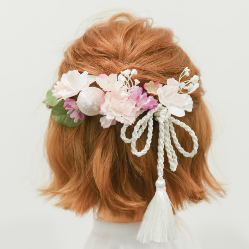 ボブ・ショートボブのヘッドドレスZ】卒業式袴の桜(さくら)の ボブ・ショートボブのヘッドドレスZ】卒業式袴の桜(さくら)の