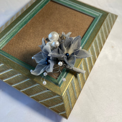 オーガンジーの小さめコサージュ。フォーマル、入学式、入園式 6枚目の画像