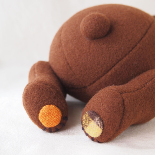 受注制作】寝そべりグリズリー ぬいぐるみ kuzoomiko 通販