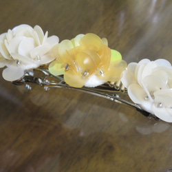 バレッタ　☆☆彡　お花が並びました！！ 6枚目の画像