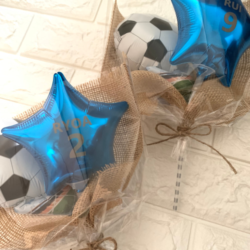 プチバルーンブーケ【サッカー】 雑貨・その他 ふうせんや