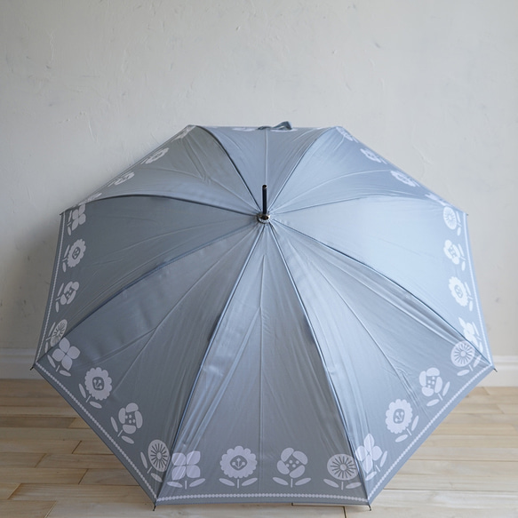 竹の傘 planter grey 晴雨兼用 長傘 ALCEDO 161027 日傘 雨傘 10枚目の画像