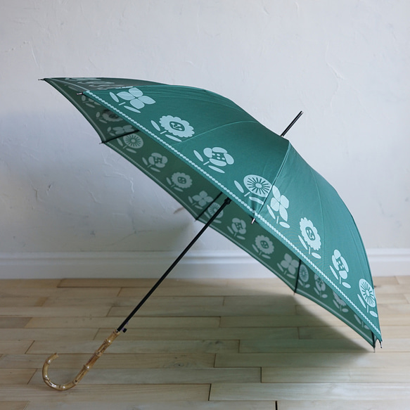 竹の傘 planter olive 晴雨兼用 長傘 ALCEDO 161028 日傘 雨傘 11枚目の画像