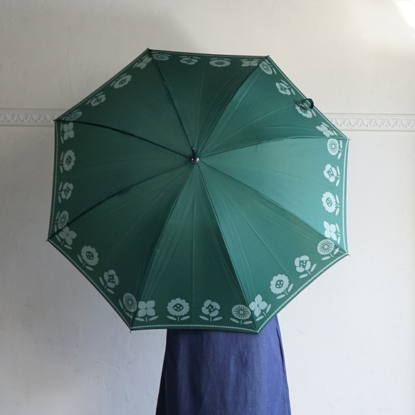竹製遮陽傘種植園橄欖，遮陽雨傘，長傘，ALCEDO 161028，陽傘，雨傘 第8張的照片