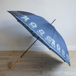 竹傘花盆海軍藍長傘晴雨兩用 ALCEDO 161030 遮陽傘雨傘 第10張的照片