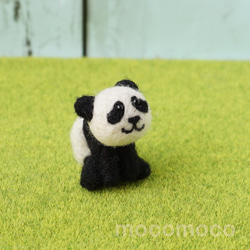 毛茸茸的吉祥物/U動物園系列/坐著的熊貓Panmi☆Akakoro☆akatin☆ 第3張的照片