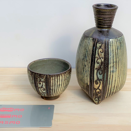 ストライプ酒器セット 陶器 徳利ぐい吞み おちょこ・ぐい呑み