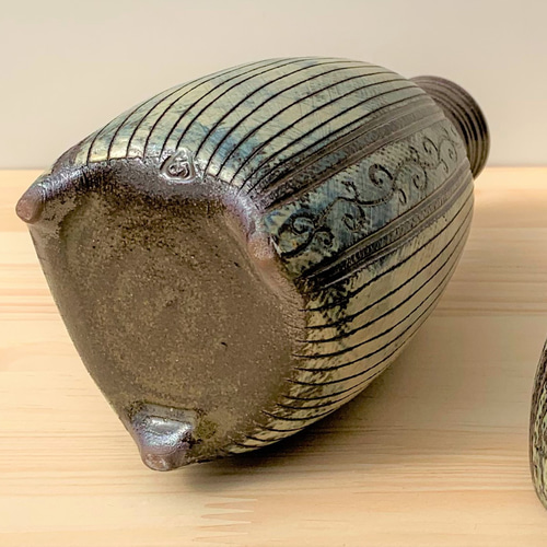 ストライプ酒器セット 陶器 徳利ぐい吞み おちょこ・ぐい呑み・徳利 し