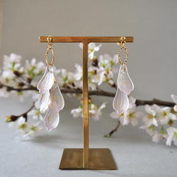 桜パールイヤーカフ　Ｐ863 春 8枚目の画像
