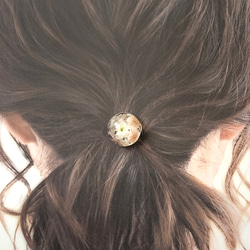 ローズクォーツ～*あめ玉ヘアゴムmarry.c's handmadeaccessory 2枚目の画像