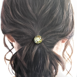 シトリン～*あめ玉ヘアゴムmarry.c's handmadeaccessory 2枚目の画像