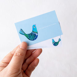 メッセージカード封筒セット （幸福鳥） 10枚目の画像