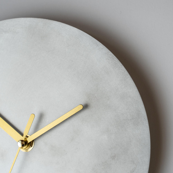 【受注製作】壁掛け時計 ＜タイプ1-200＞  / アルミニウム 6枚目の画像