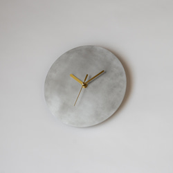 【受注製作】壁掛け時計−タイプ1/アルミニウム　minimal clock<DISK-type1> / aluminum 9枚目の画像