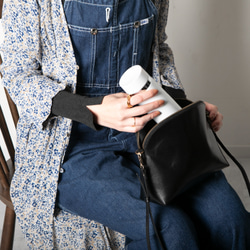 【限量特價】單肩包、手拿包、斜背包、肩帶包、黑色、HAB015 第6張的照片