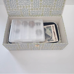 【セミオーダー】♥出張ワークのお金の管理に~キャッシュボックスとキャッシュトレーのセット~ 6枚目の画像