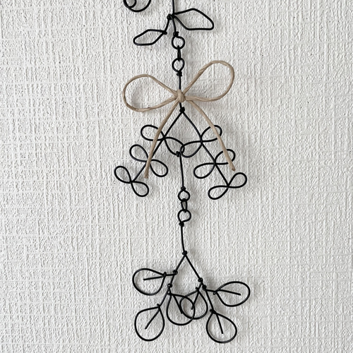 草花縦ガーランド＊ワイヤークラフト ガーランド にこちゃん 通販