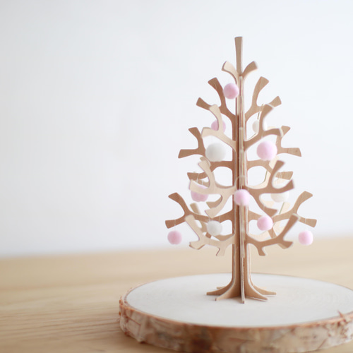 14cm lovi ミニツリー『sakura 花 ピンク 』オーナメント 〜 ピンク