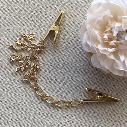 ストールクリップ・羽織り留めなどに♥︎ツタ その他アクセサリー