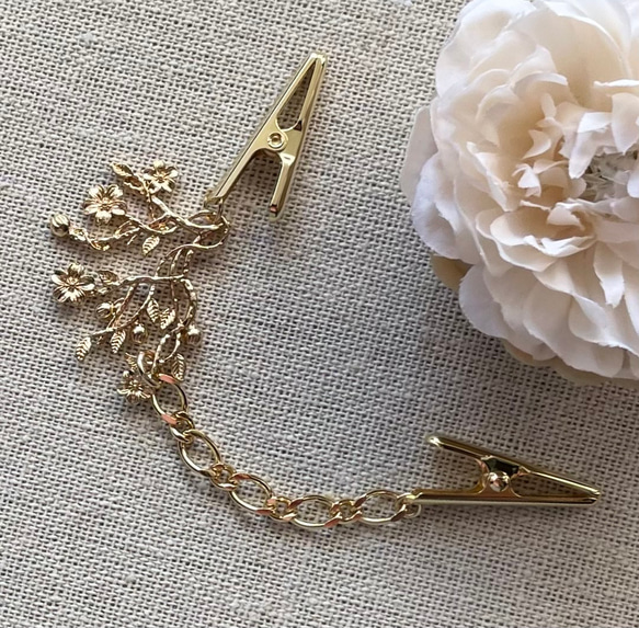 ストールクリップ・羽織り留めなどに♥︎ツタ その他アクセサリー
