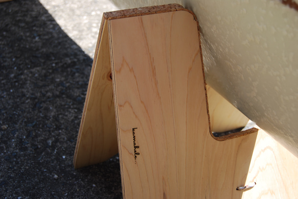 《受注製作》木製折りたたみボードスタンド・サーフィン・サーフボード・スノーボード 6枚目の画像