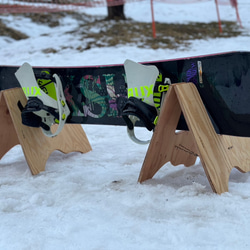 《受注製作》木製折りたたみボードスタンド・サーフィン・サーフボード・スノーボード 11枚目の画像