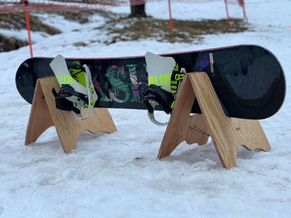 《受注製作》木製折りたたみボードスタンド・サーフィン・サーフボード・スノーボード 11枚目の画像