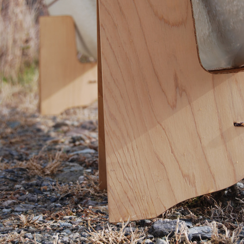 new color 誕生！木製サーフボードスタンド《受注製作》1組2個 椅子