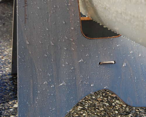 木製サーフボードスタンド 東谷 サーフボードラック 横置き 木製 天然木 セット ナチュラル