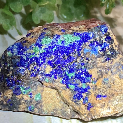 予知・予言の石✨　アズライト　藍銅鉱　原石　ラフストーン　アジュライト