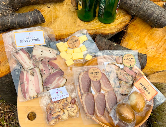 ✿送料無料✿家飲みおつまみに便利！ビールと白ワインのおつまみ燻製 