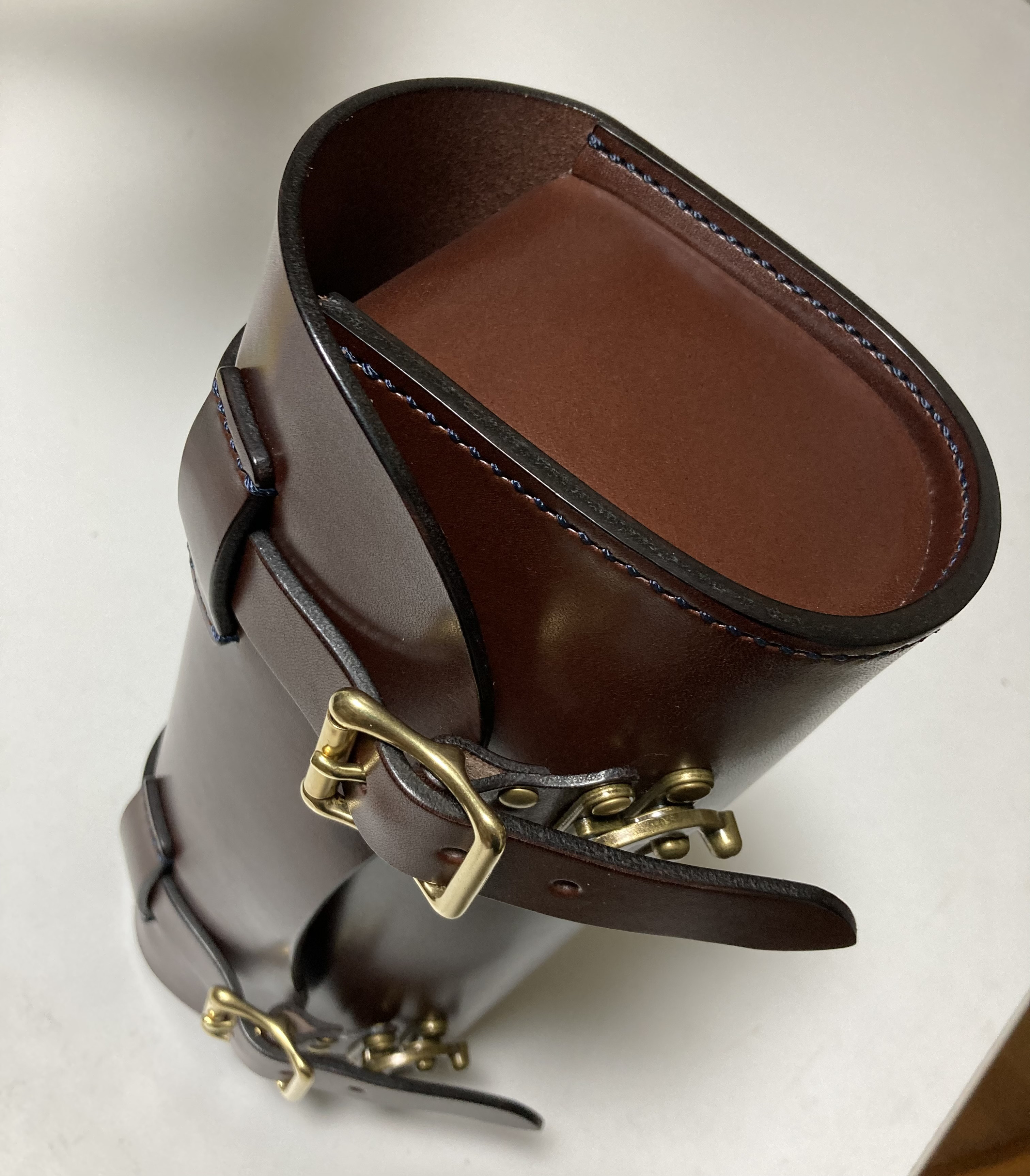 栃木レザー＊バイクツールバック＊バイクバック＊本革＊ロードバイク＊ヌメ革