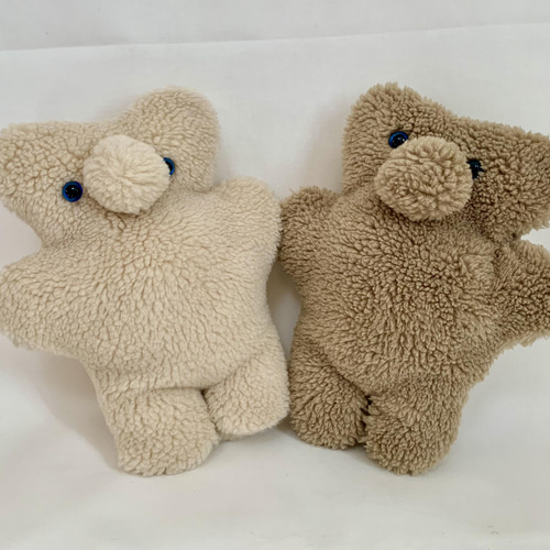 フリース素材 ベージュ クマ ぬいぐるみ フリース素材 ベージュ クマ ぬいぐるみ 大きめベージュクマの