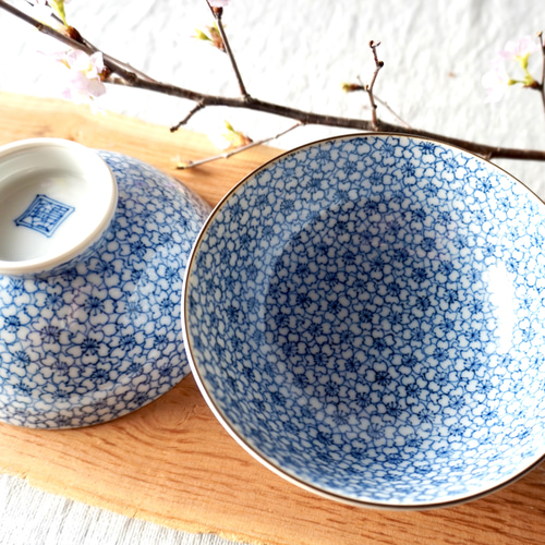 染付桜詰 飯茶碗 (大サイズ) 茶碗・めし碗 ittou 通販 11292710