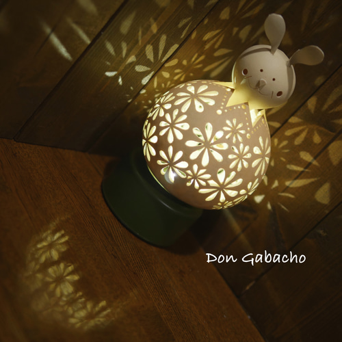 ひょうたんランプ☆イースターバニー スタンドライト・テーブルランプ