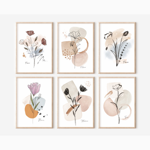 flower /インテリアポスター アートポスターA5 （サイズアップ可