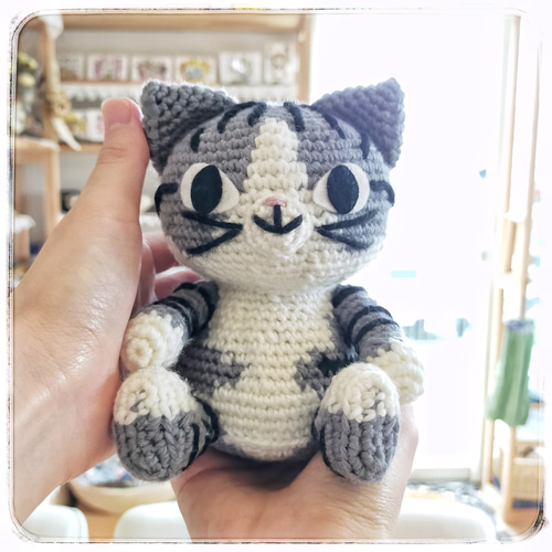 ハンドメイド猫のおもちゃ オーダー あみぐるみ ハンドメイド