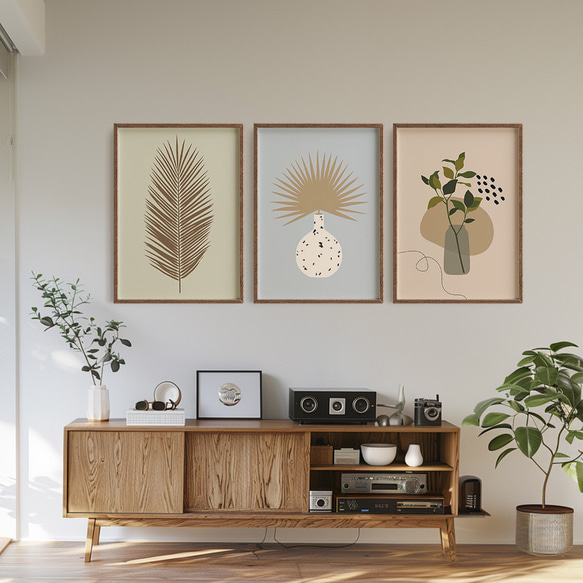 お得な3枚セット】 植物のポスター ナチュラルモダン インテリア