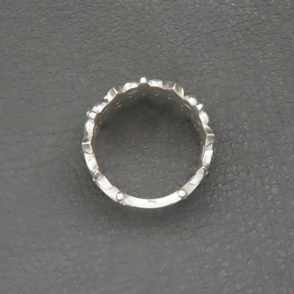 クラウンリング シルバー925 指輪 【刻印無料】 クラウン 王冠 リング シルバーアクセサリー メンズ 選べる 天然石 5枚目の画像