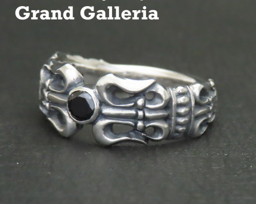 百合の紋章リング シルバー925 指輪 【刻印無料】 ユリ ゆり