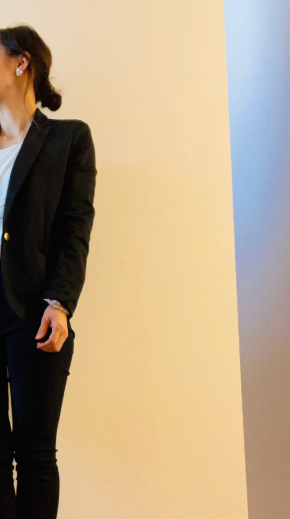 ❁⃘人気No1【卒業式.入学式.卒園式.入園式.成人式.お祝い.結婚式.パーティー】大きなビジュー*ピアス／イヤリング 4枚目の画像